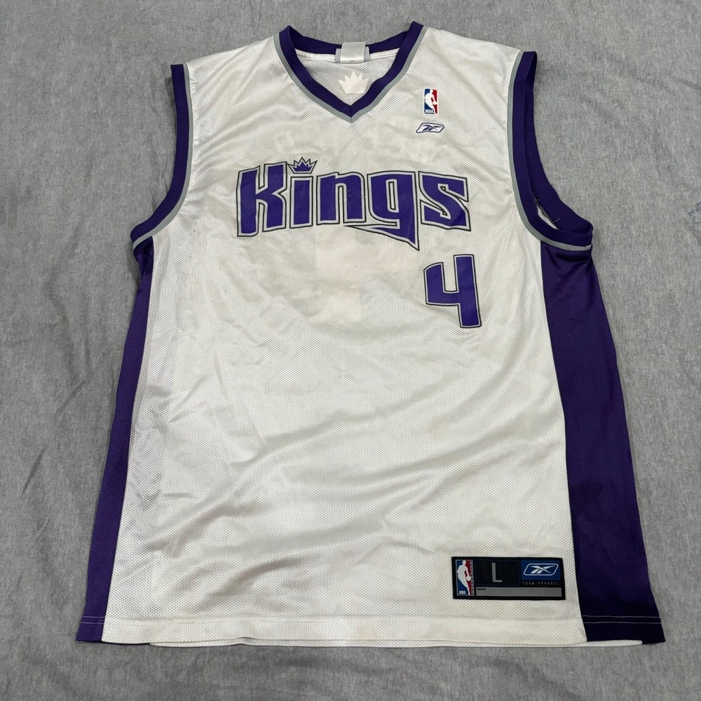 Authentic Reebok NBA Sacramento Kings‎ #4 Chris Webber Jersey Size Large